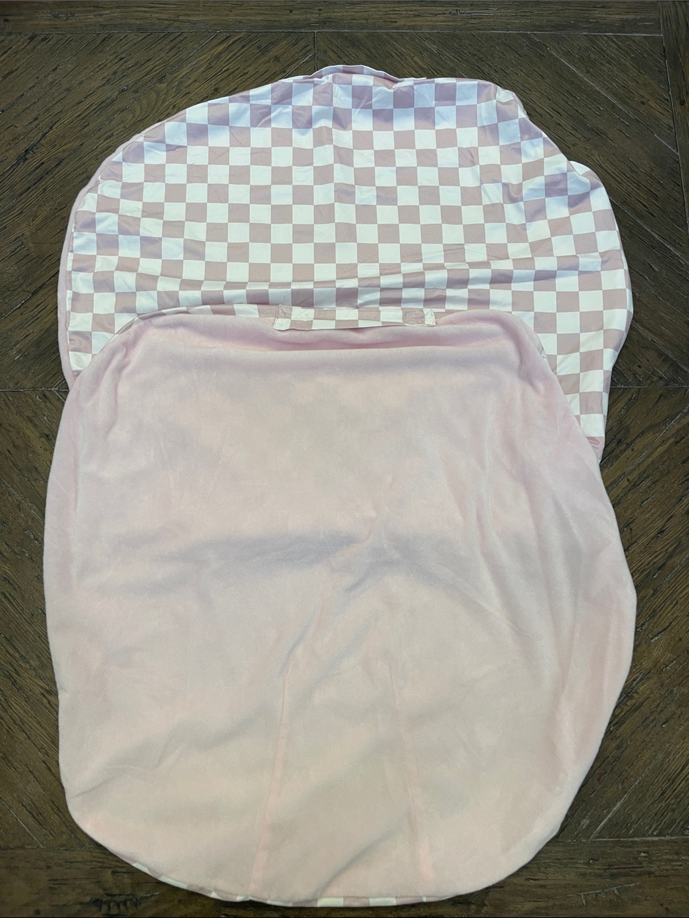 Set of 2 Soft Pink Reversible Boppy Lounge Covers
